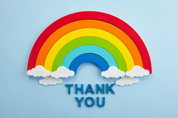 Thank you rainbow